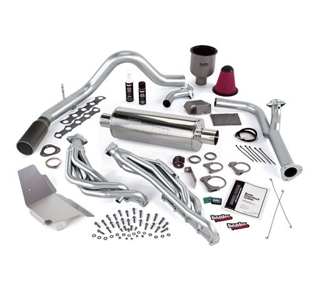 Banks Power 99-04 Ford 6.8L Truck EGR-Early Cat PowerPack System - SS Single Exhaust w/ Black Tip