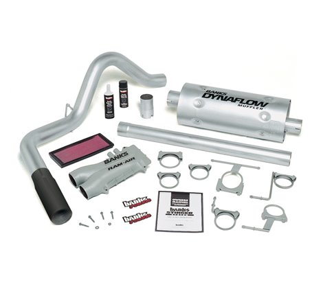 Banks Power 87-93 Ford 460 Std Cab Stinger System - SS Single Exhaust w/ Black Tip
