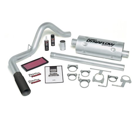 Banks Power 96-97 Ford 460 Ext/Crew Cab Stinger System - SS Single Exhaust w/ Black Tip