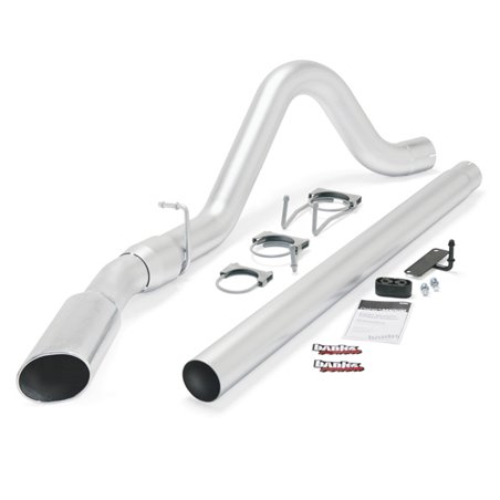 Banks Power 08-10 Ford 6.4L ECSB/CCSB (SWB) Monster Exhaust System - SS Single Exhaust w/ Chrome Tip