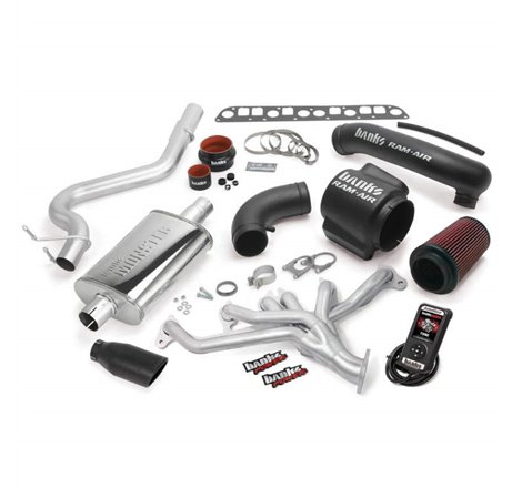 Banks Power 04-06 Jeep 4.0L Wrangler PowerPack System - SS Single Exhaust w/ Black Tip