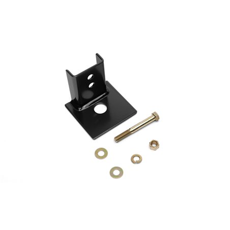 BackRack Antenna Bracket 3.50in Square with 7/8in Hole Safety Rack Louvered Insert