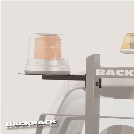 BackRack Light Bracket 10-1/2in Base Drivers Side