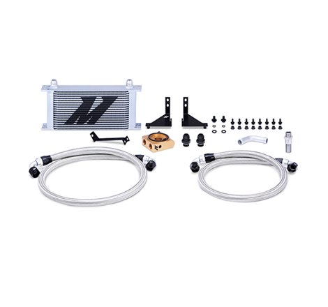 Mishimoto 14-16 Ford Fiesta ST Thermostatic Oil Cooler Kit - Silver
