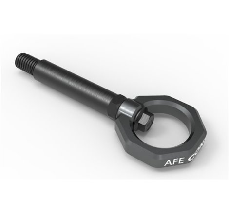 aFe Control Rear Tow Hook Grey BMW F-Chassis 2/3/4/M