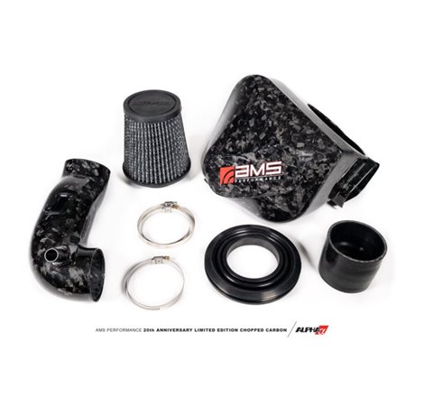 AMS Performance 2020+ Toyota Supra A90 Chopped CF Cold Air Intake System (Does Not Fit w/ Strut Bar)