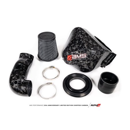 AMS Performance 2020+ Toyota Supra A90 Chopped CF Cold Air Intake System (Does Not Fit w/ Strut Bar)