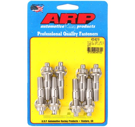 ARP M10 X 1.25/1.50 X M55 Stainless Steel Accessory Studs (8 pack)