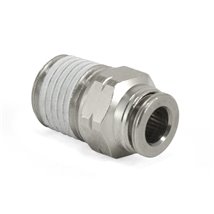 Air Lift Straight- Male 1/4in Npt X 1/4in Tube