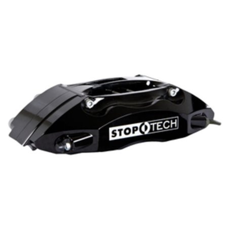 StopTech 91-05 Acura NSX Rear BBK w/Black ST-40 Calipers Drilled 328x28mm Rotors Pads SS Lines