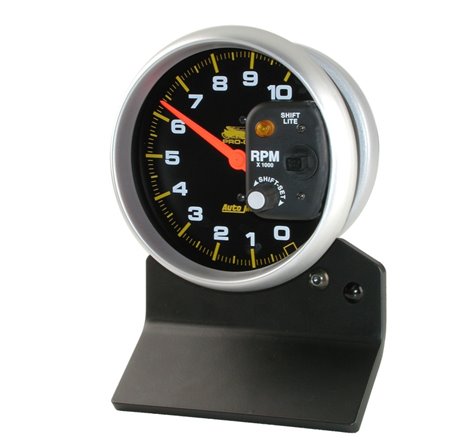 Autometer Pro-Cycle Gauge Tach 5in 10K Rpm W/ Shift-Lite 2 & 4 Cylinder Black Pro-Cycle