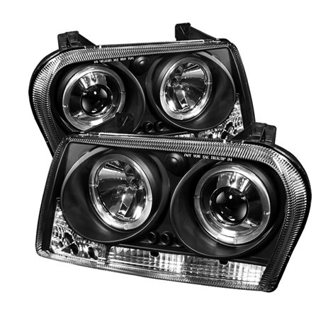 Spyder Chrysler 300 09-10 Projector Headlights LED Halo LED Blk (Not Included) PRO-YD-C309-HL-BK