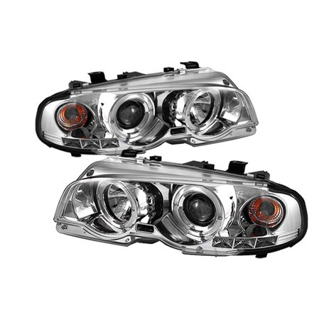 Spyder BMW E46 3-Series 00-03 2DR 2DR 1PC Projector LED Halo LED Chrm PRO-YD-BMWE46-2D-HL-C