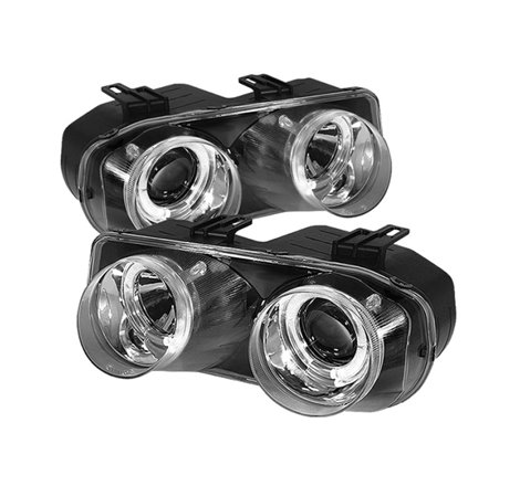 Spyder Acura Integra 94-97 Projector Headlights LED Halo -Chrome High H1 Low 9006 PRO-YD-AI94-HL-C