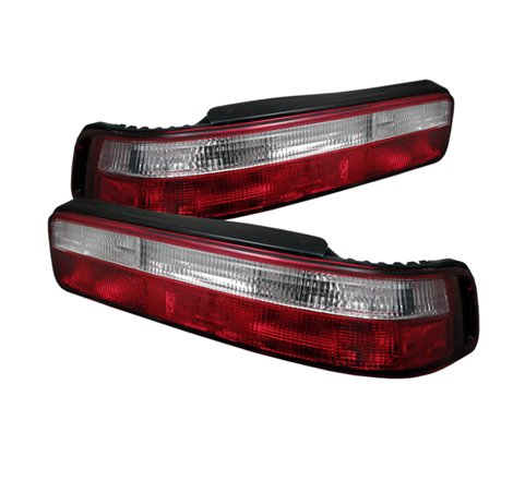Spyder Acura Integra 90-93 2Dr Euro Style Tail Lights Red Clear ALT-YD-AI90-RC