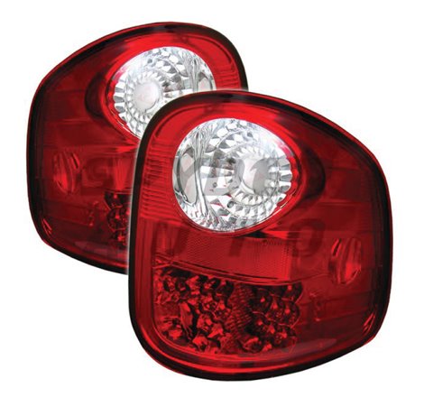 Spyder Ford F150 Flareside 97-03 LED Tail Lights Red Clear ALT-YD-FF15097FS-LED-RC