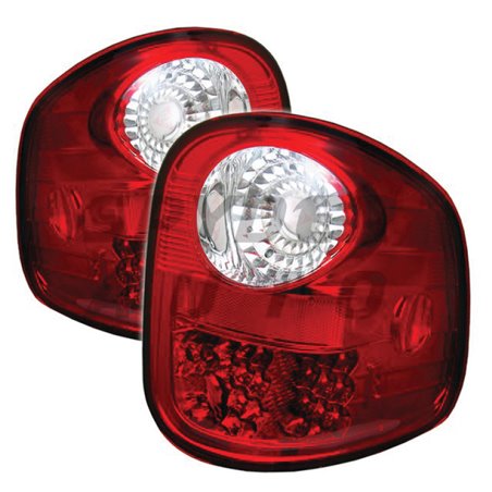 Spyder Ford F150 Flareside 97-03 LED Tail Lights Red Clear ALT-YD-FF15097FS-LED-RC