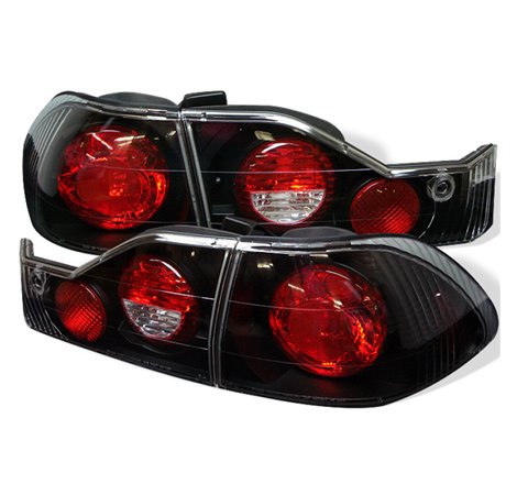 Spyder Honda Accord 98-00 4Dr Euro Style Tail Lights Black ALT-YD-HA98-BK