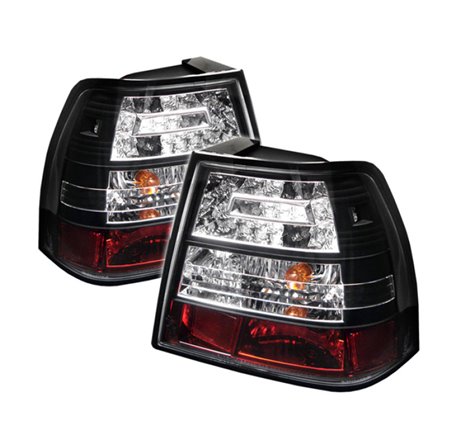 Spyder Volkswagen Jetta 99-04 LED Tail Lights Black ALT-YD-VJ99-LED-BK
