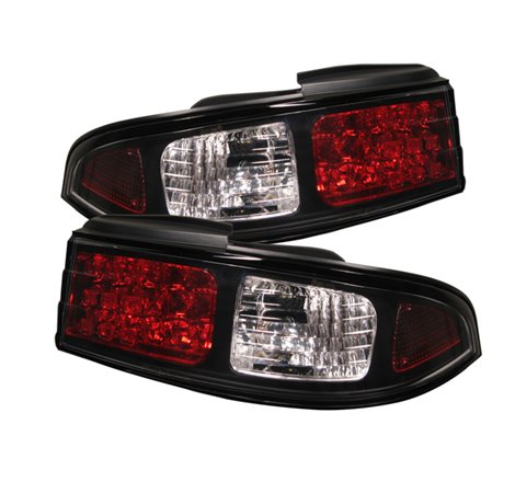 Spyder Nissan 240SX 95-98 LED Tail Lights Black ALT-YD-N240SX95-LED-BK