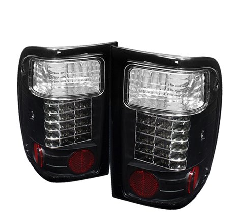 Spyder Ford Ranger 01-05 LED Tail Lights Black ALT-YD-FR98-LED-BK