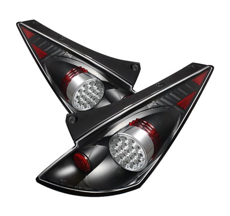 Spyder Nissan 350Z 03-05 LED Tail Lights Black ALT-YD-N350Z02-LED-BK
