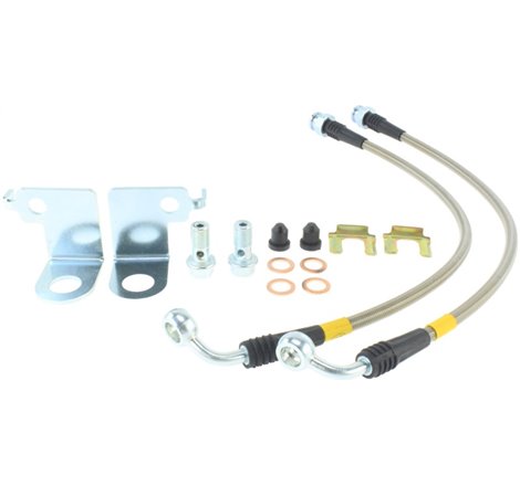 StopTech Stainless Steel Front Brake Lines 2015 Ford Mustang GT w/ Performance Package