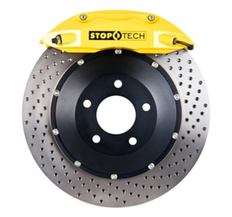 StopTech BBK 96-02 BMW Z3/03-09 Z4 Front Yellow ST-40 Calipers Drilled 332x32mm Rotors/Pads/SS Lines