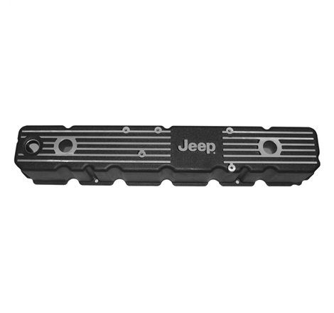Omix 4.2L Aluminum Valve Cover with Jeep Logo