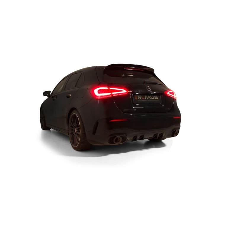 Remus 2019 Mercedes A35 AMG Hatchback 2.0L Turbo (w/GPF) Race Axle Back Exhaust (Tail Pipes Req)