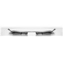 Remus 2013 Seat Leon (Excl Facelift Models) Center Exit Carbon Optic Rear Diffuser (Excl ACT Models)