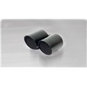 Remus 2012 Ford Focus ST 2.0L Ecoboost 115mm Angled Stamped Black Chrome Tail Pipe Set