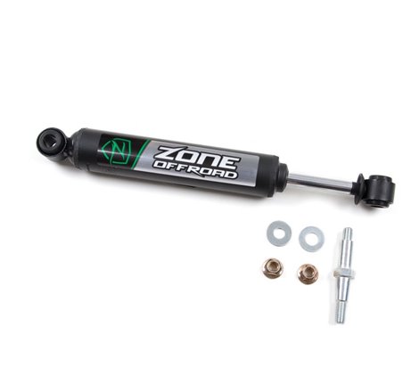 Zone Offroad 99-04 Ford F-250/F-350 Single Steering Stabilizer - Black