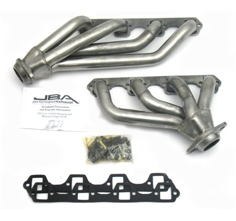 JBA 65-73 Ford Mustang 351W SBF 1-5/8in Primary Raw 409SS Mid Length Header