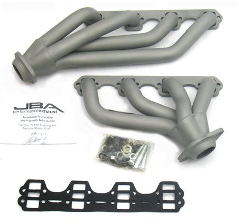 JBA 65-73 Ford Mustang 351W SBF 1-5/8in Primary Ti Ctd Mid Length Header