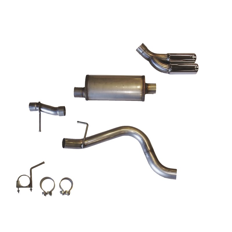 JBA 19-20 Ford Ranger EcoBoost 304SS Dual Side Rear Exit Cat-Back Exhaust w/3-1/2in Tips