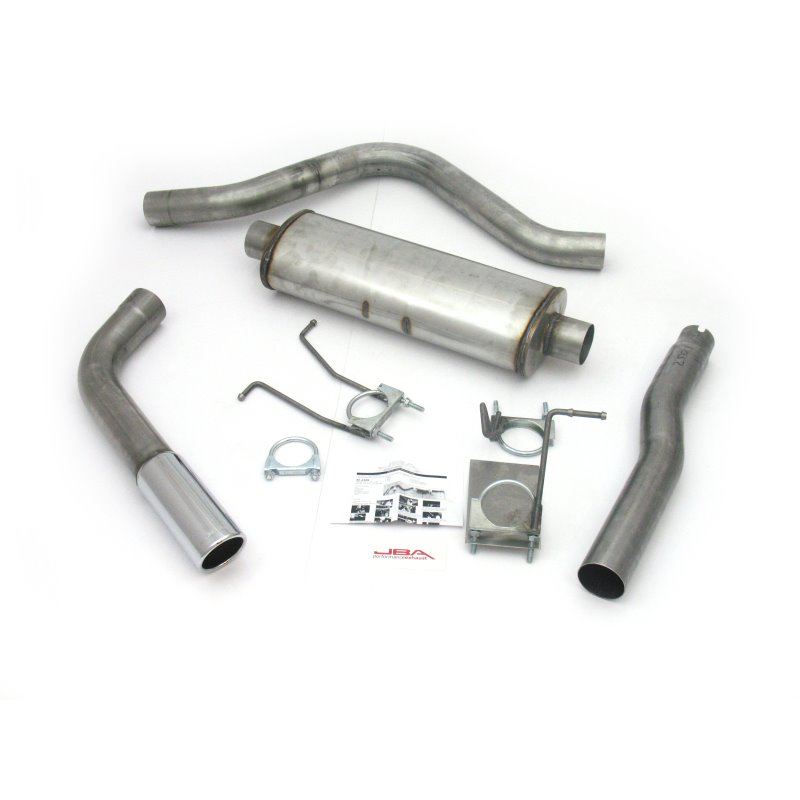 JBA 01-03 Ford F-150 Super Crew Long Bed 4.6L/5.4L 409SS Pass Side Single Exit Cat-Back Exhaust