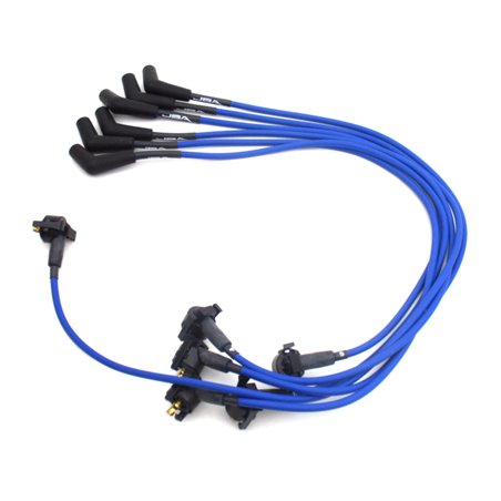 JBA 97-00 Ford 4.2L Ignition Wires - Blue