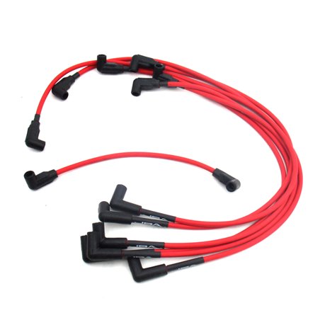 JBA 88-95 GM 4.3L Full Size Truck Ignition Wires - Red