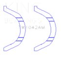 King Nissan VR38DETT/VQ35AHR/VQ37HR Thrust Washer Set