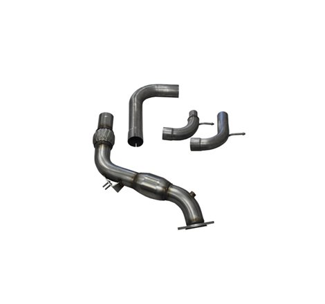 Corsa 15-16 Ford Mustang 3in Downpipe with 200 Cell Catalytic Converter