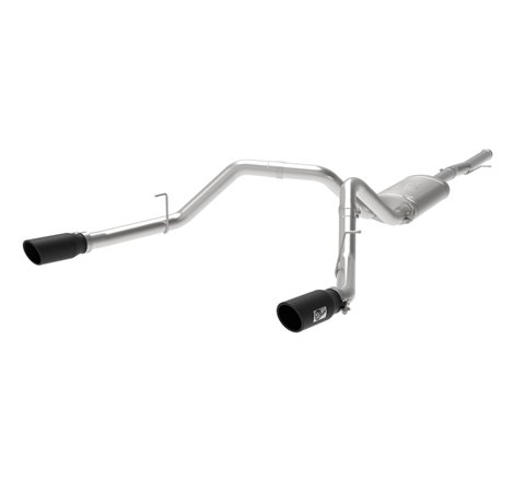 aFe Apollo GT Series 3 IN 409 SS Cat-Back Exhaust System w/ Black Tip GM Sierra 1500 09-18