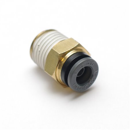 Ridetech Airline Fitting Straight 1/4in Male NPT to 1/8in