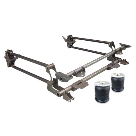 Ridetech Parallel 4-Link System Weld-in 4 Link Kit for 3/4 and 1 Ton Trucks Black Powdercoat