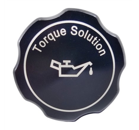 Torque Solution Billet Oil Cap 89+ Subaru - Black
