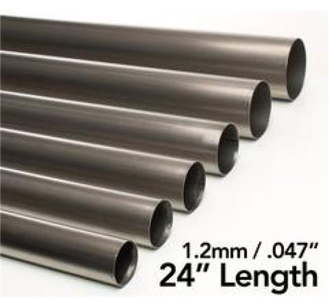 Ticon Industries 2.13in Diameter x 24..0in Length 1.2mm/.047in Wall Thickness Titanium Tube
