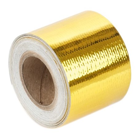 Torque Solution Gold Reflective Heat Tape 1.5in x 15ft
