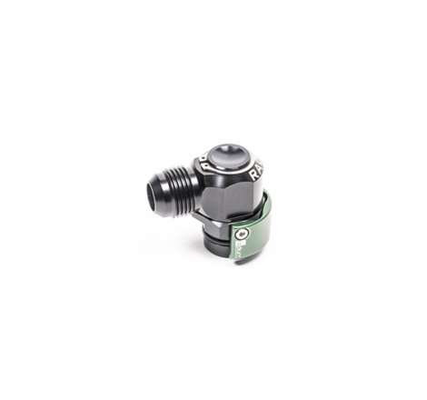 Radium V2 Quick Connect 19mm Male to 10AN Male 90 Degree