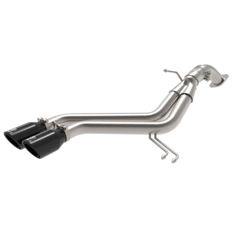 aFe Takeda 13-17 Hyundai Veloster L4-1.6L 2-1/2in 304 SS Axle-Back Exhaust w/ Black Tips