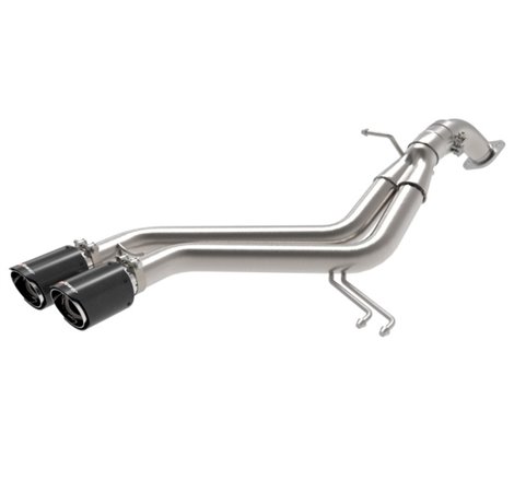 aFe Takeda 13-17 Hyundai Veloster L4-1.6L 2-1/2in 304 SS Axle-Back Exhaust w/ Carbon Fiber Tips